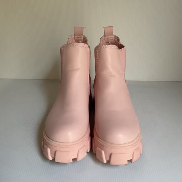 Circus NY Pink Platform Chelsea Boots Women’s Size 6.5 Chunky Sole Ankle Booties - Picture 3 of 9